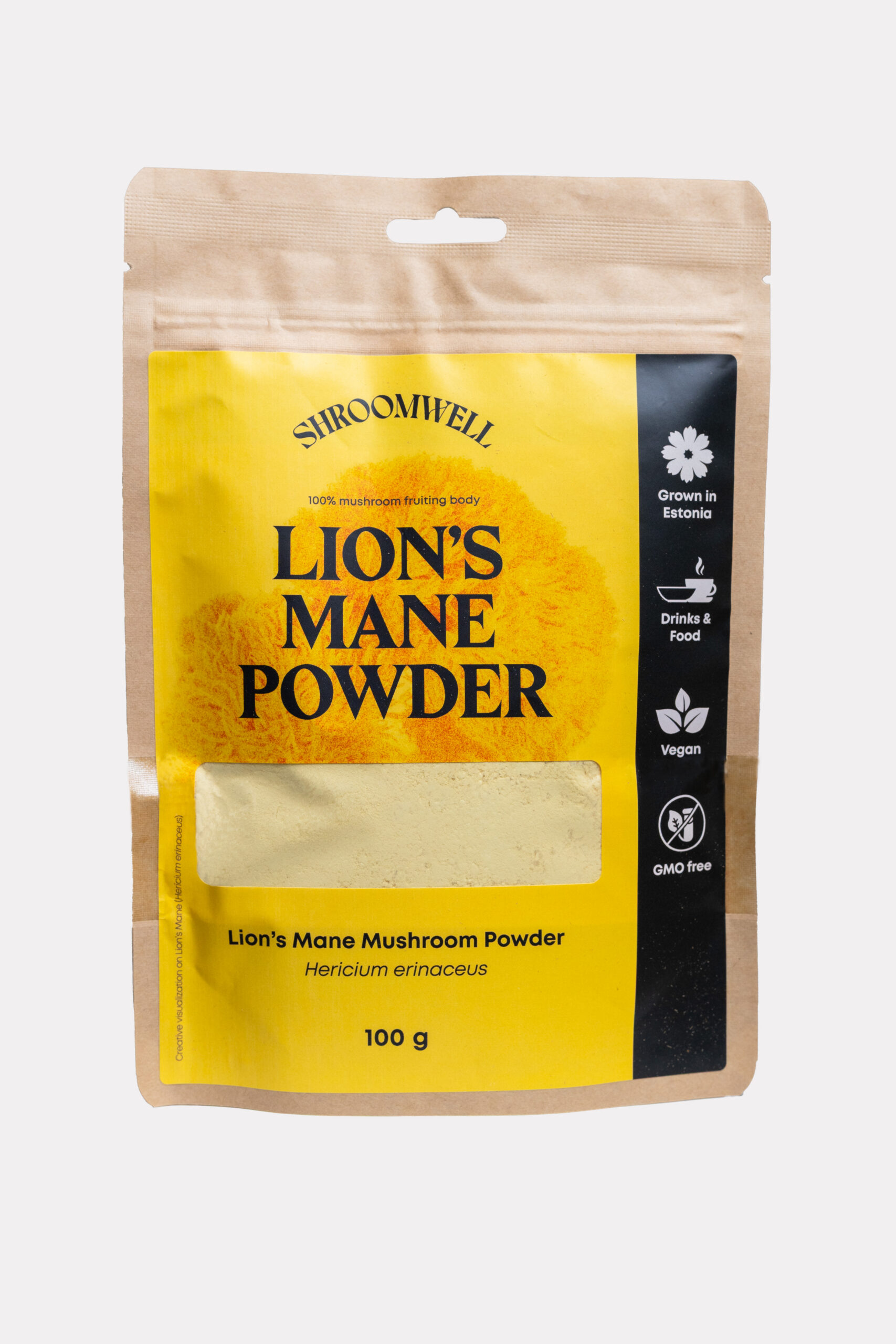 Shroomwell Lion's Mane pulber